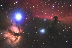 Alnitak, B 33, NGC 2023 & NGC 2024 in L - R+Ha G B)